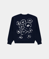 Flower Knit Blue