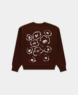 Flower Knit Brown