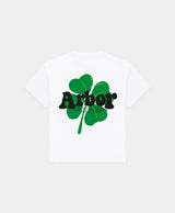 Green Clover Shirt White