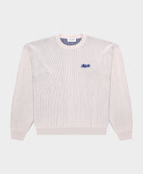 Ribbed Flower Knit Beige