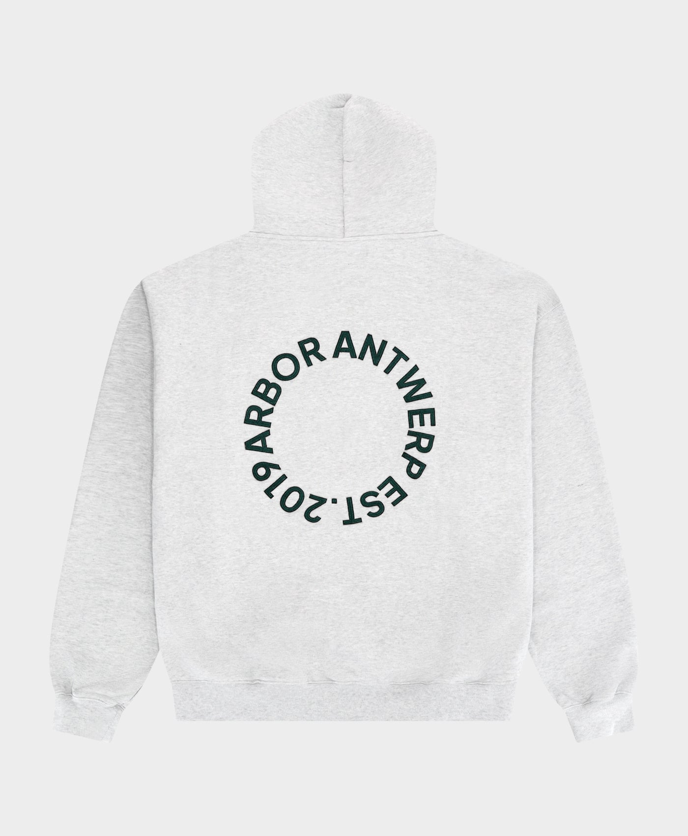 Circle Application Hoodie Grey