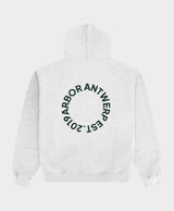 Circle Application Hoodie Grey