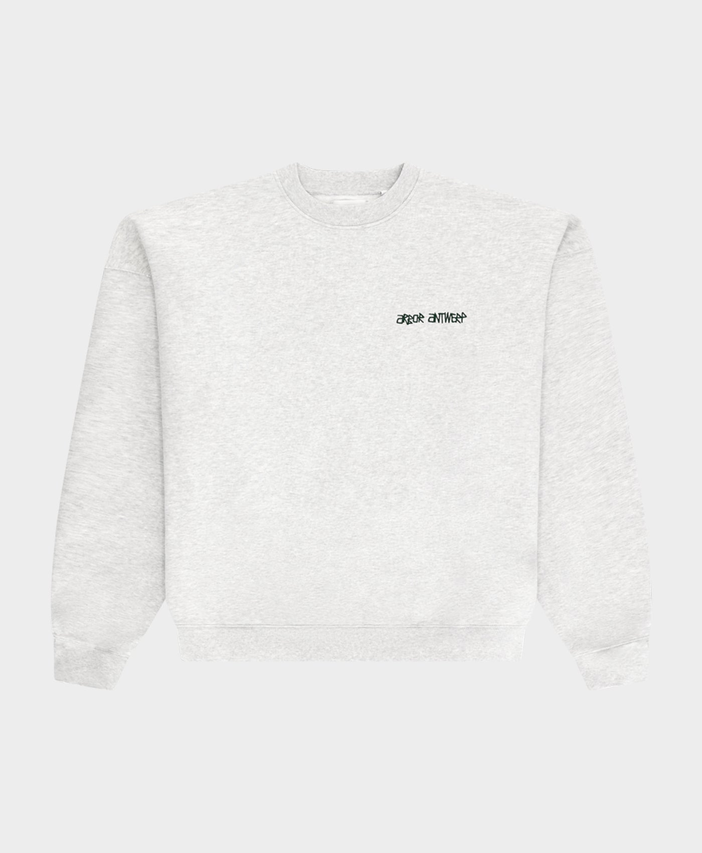 Line Flower Crewneck Melange