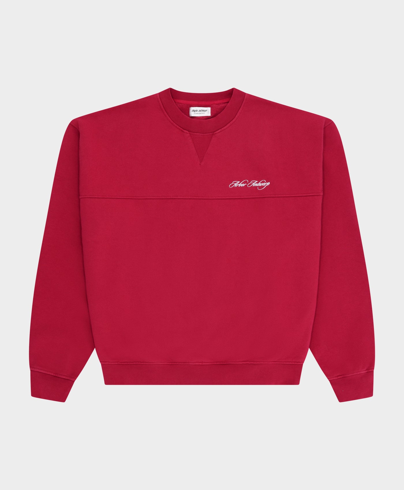Cursive Crewneck Burgundy