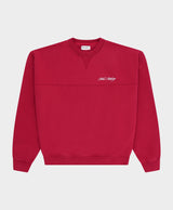 Cursive Crewneck Burgundy