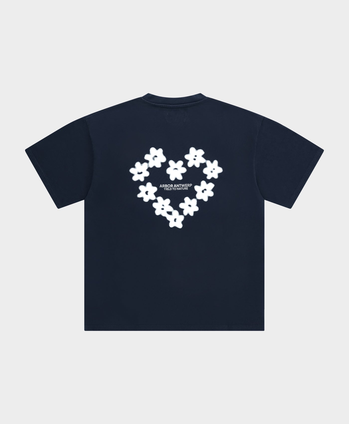 Faded Flower T-shirt Blue
