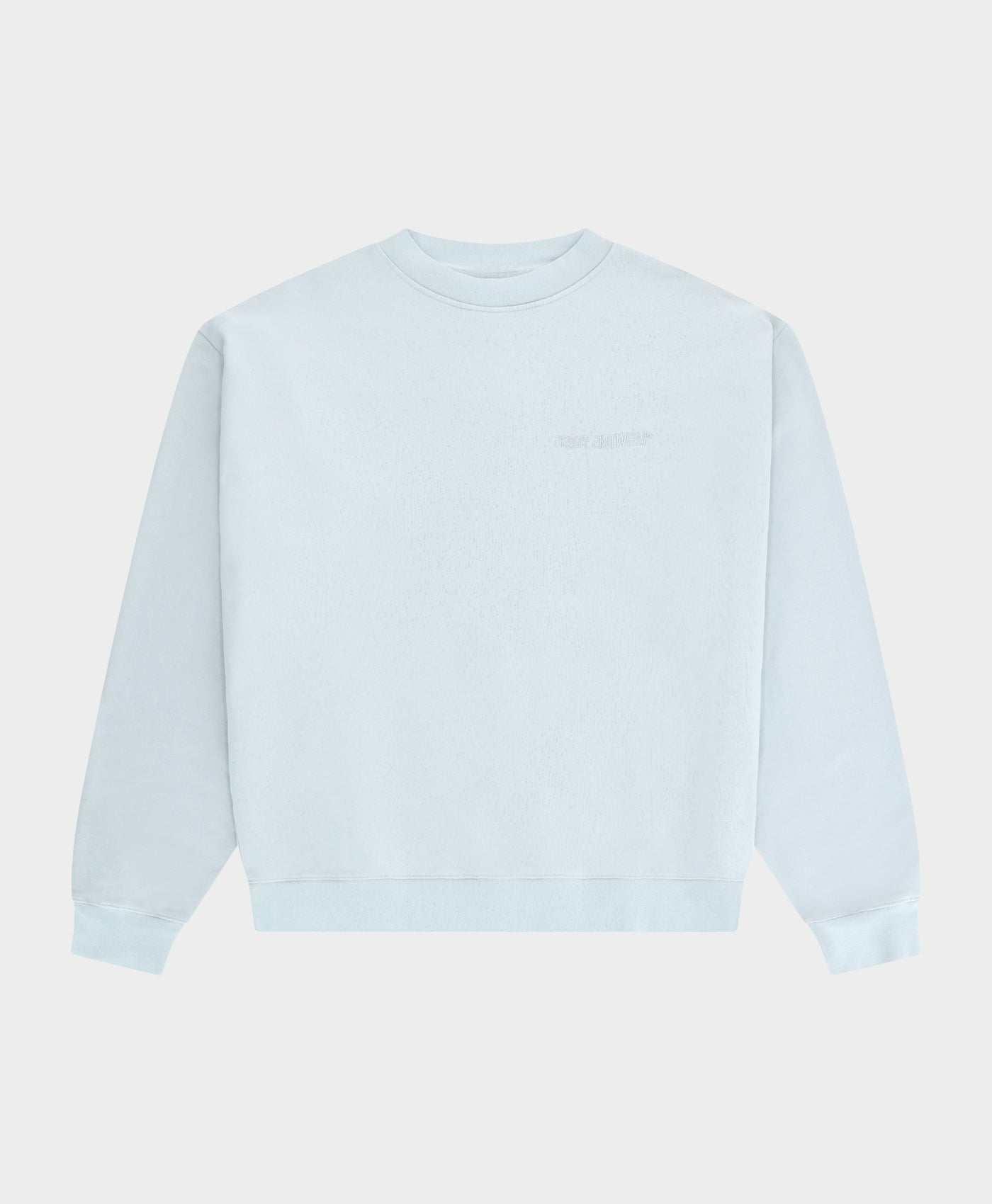 Big Application Crewneck Baby Blue