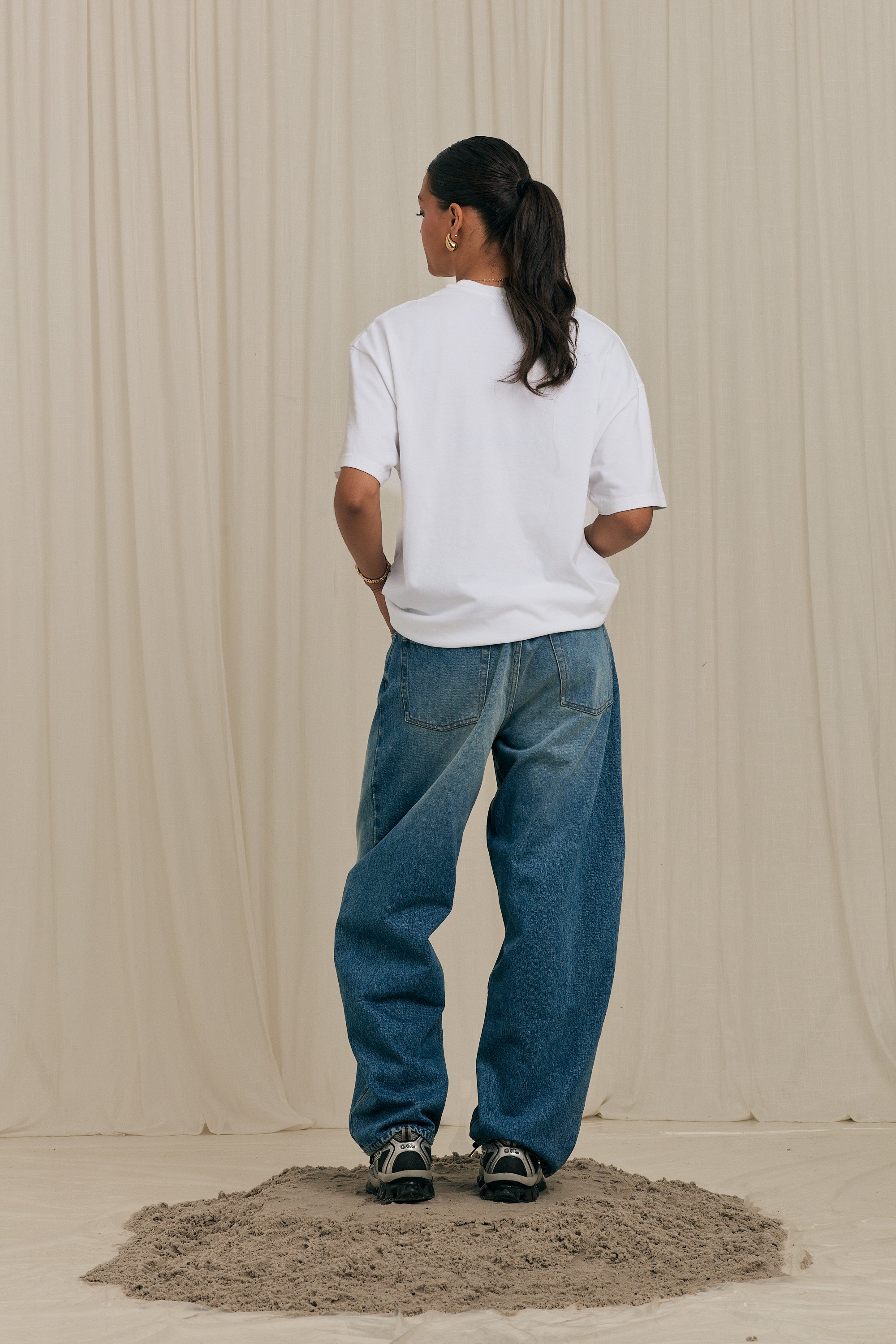 White AA Arbor Logo T-shirt