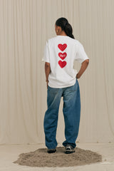 Red Triple Heart T-shirt