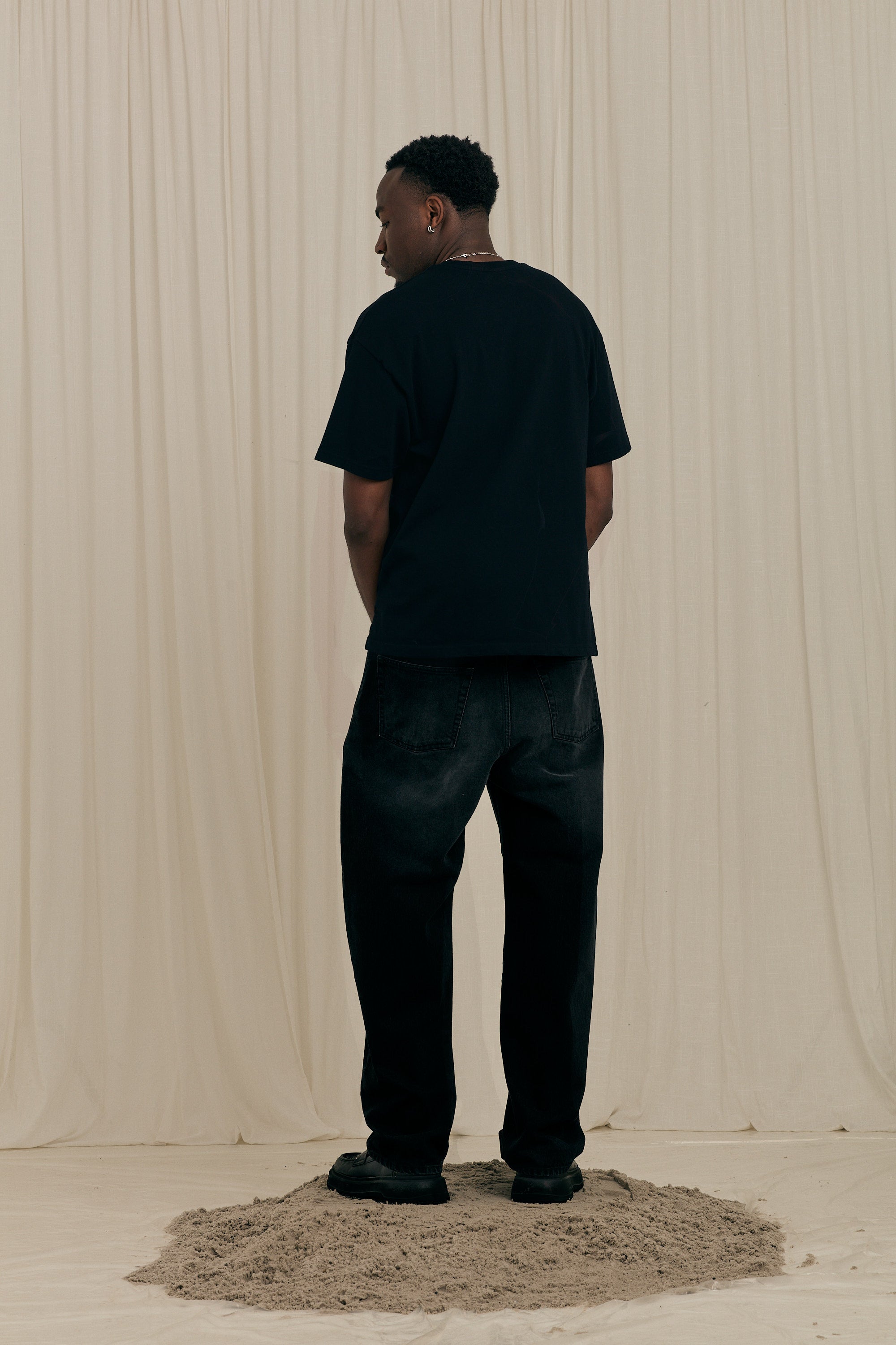 Mini Flower Black T-shirt