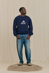 Arbor Flower Navy Crewneck