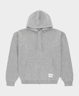 Knitted Zipper Hoodie Melange