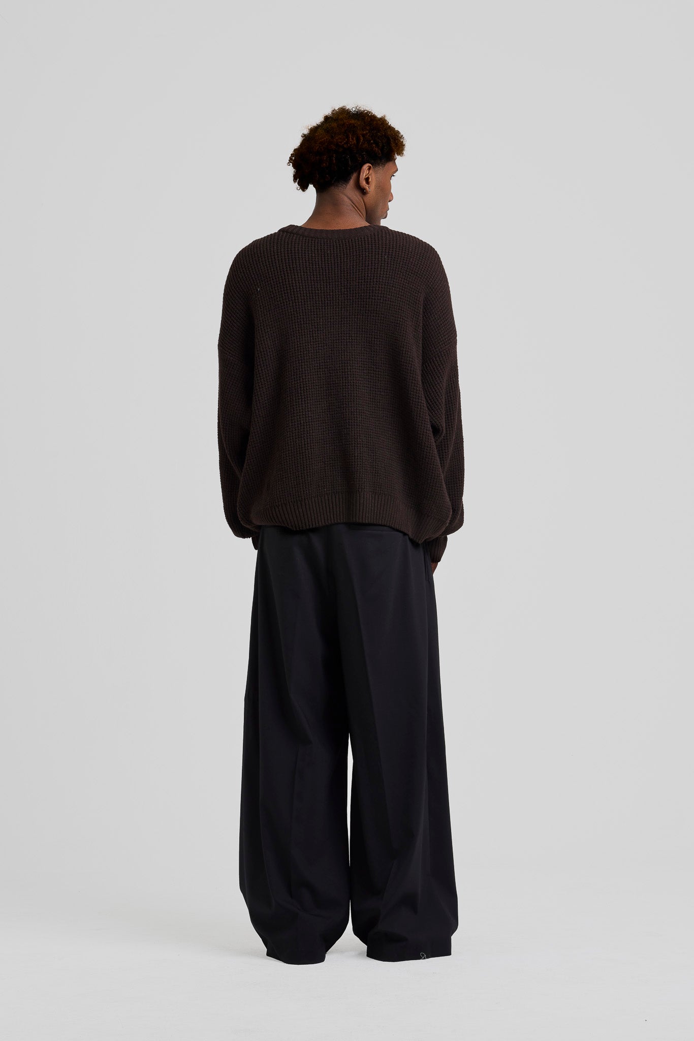 Textured Knit Brown