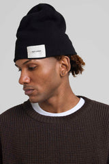 Black Patch Beanie