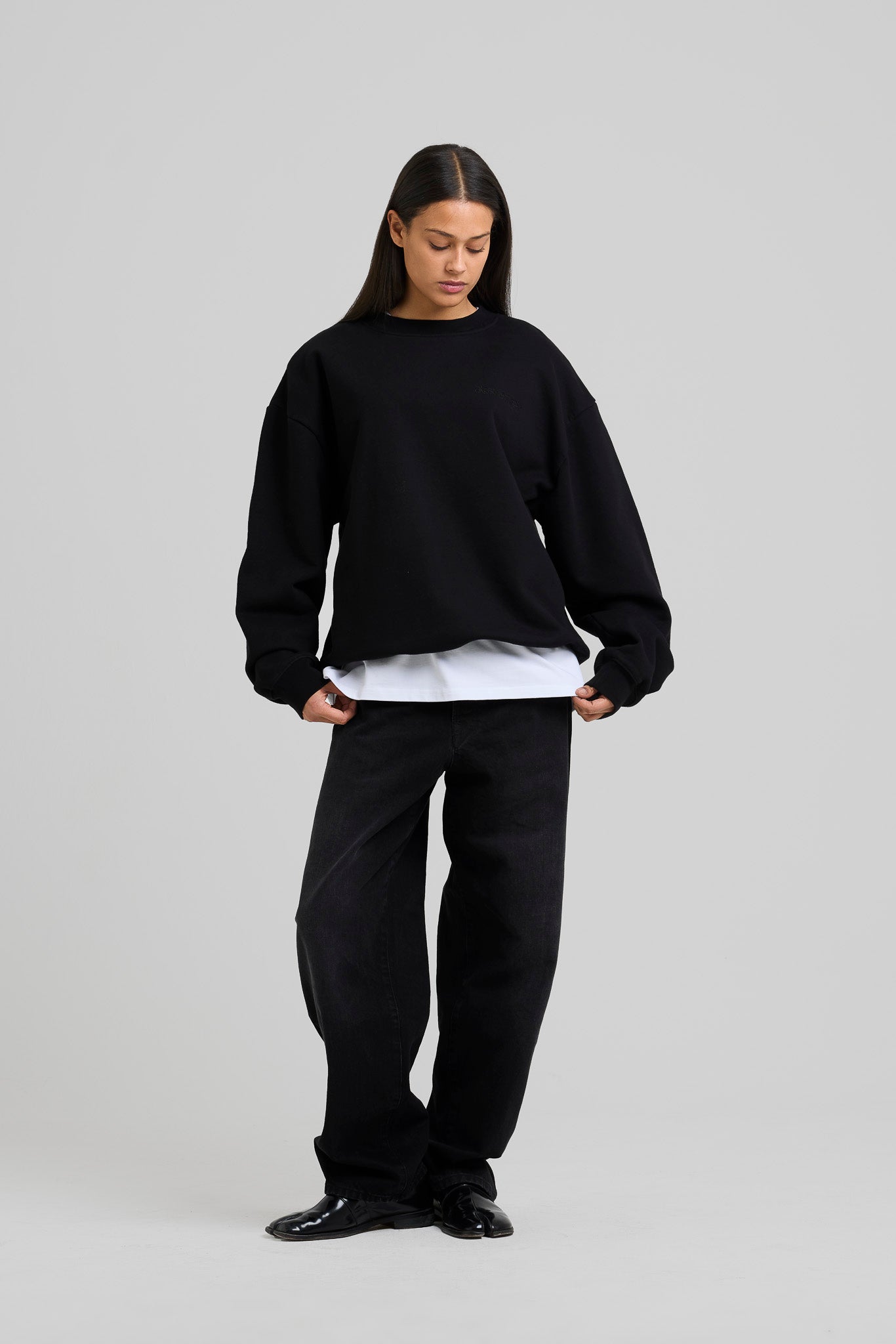 Big Application Crewneck Black