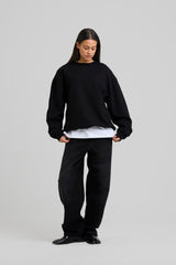 Big Application Crewneck Black