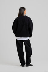 Big Application Crewneck Black