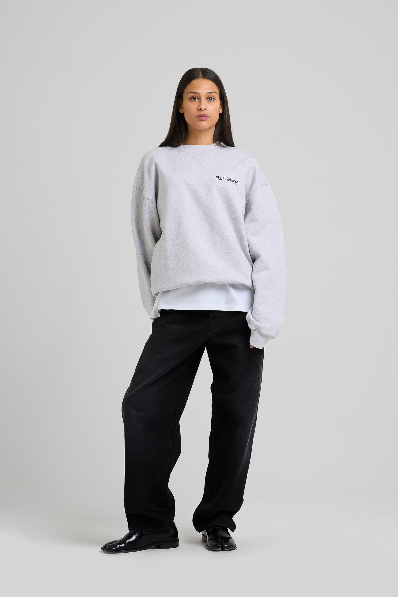 Pixel Flower Crewneck Melange
