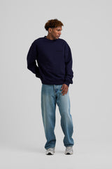 Big Application Crewneck Dark Blue