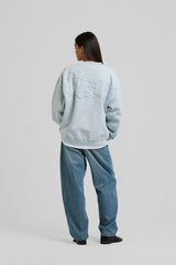 Big Application Crewneck Baby Blue