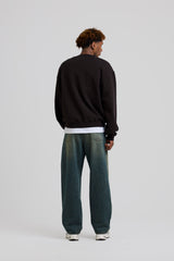 Needle Drop Crewneck Brown