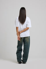 Micro Logo Cropped T-shirt White