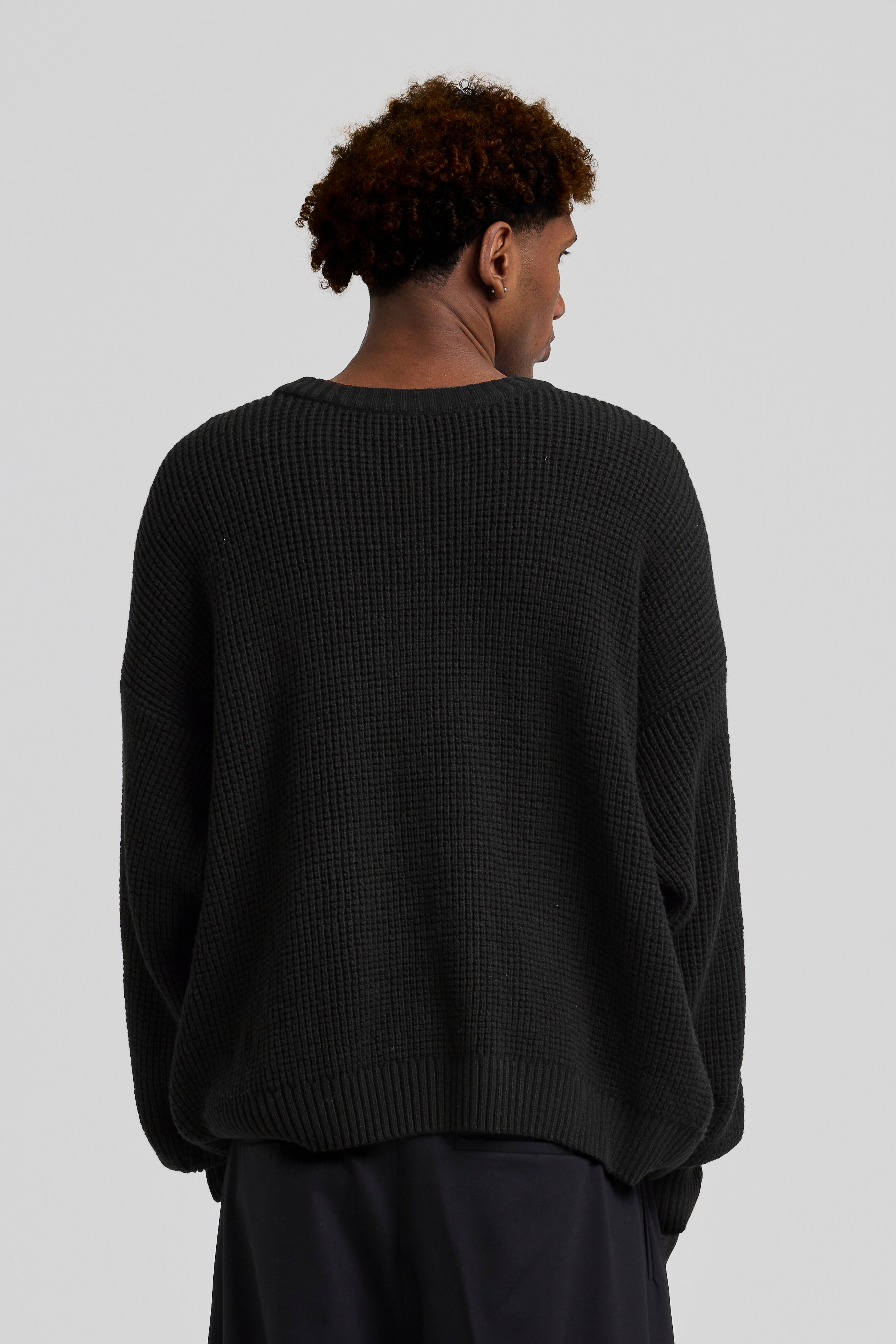 Textured Knit Black