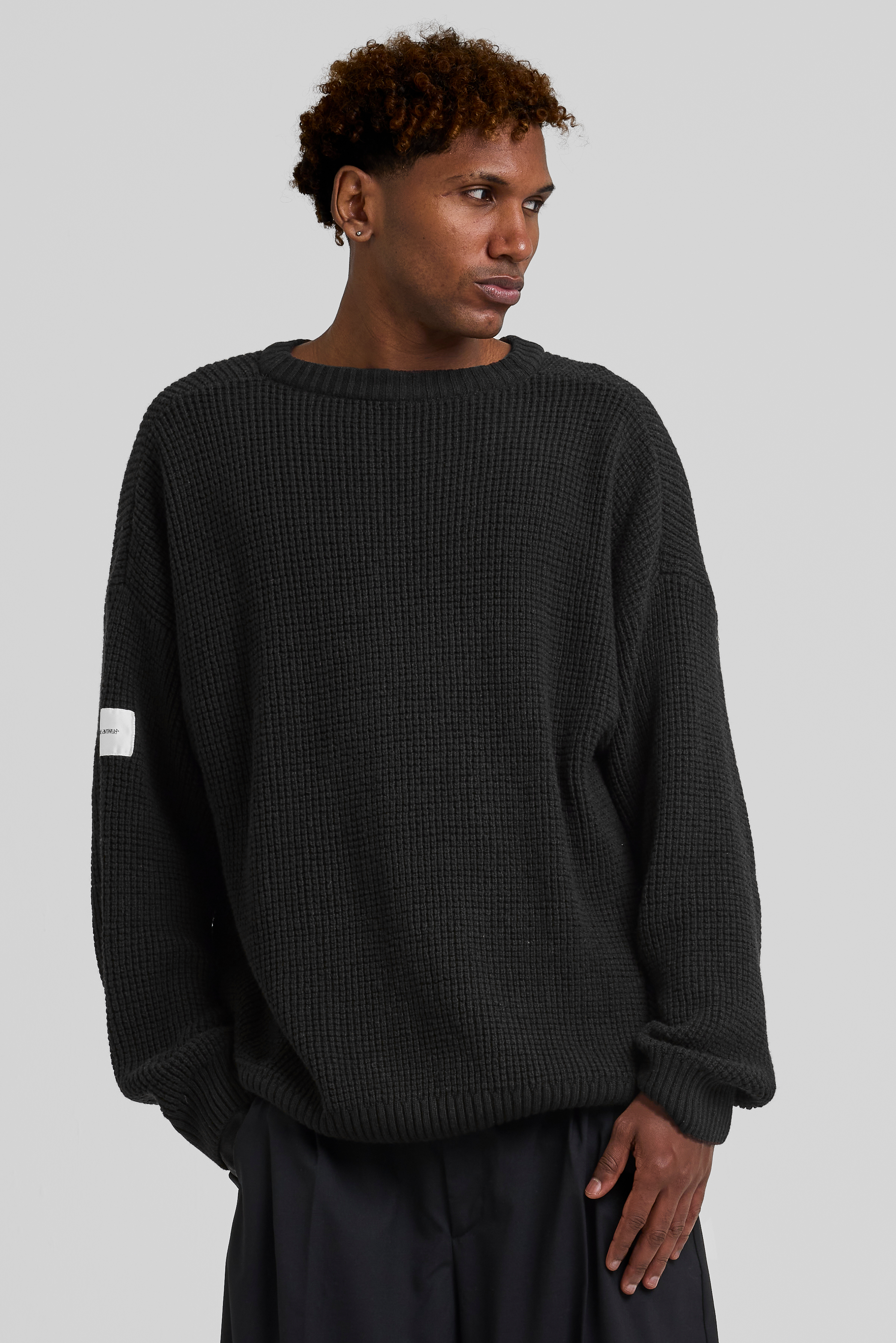 Textured Knit Black