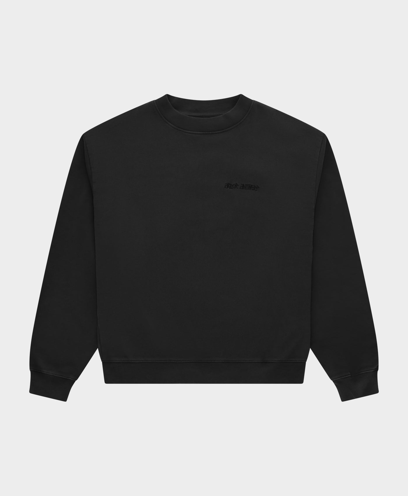 Big Application Crewneck Black