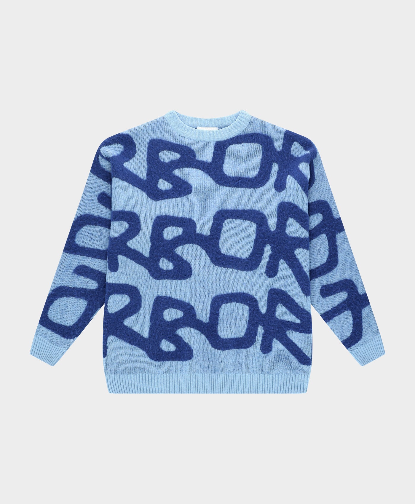 Big Logo Arbor Alpaca Knit Blue