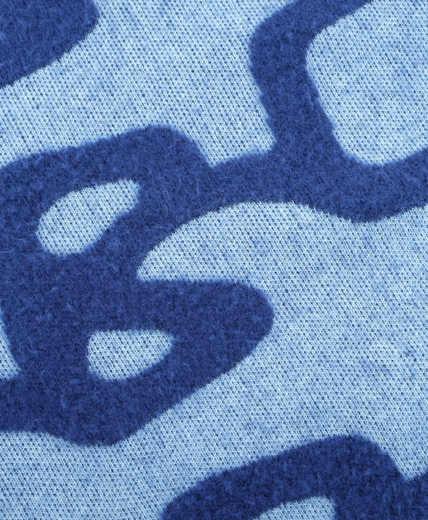 Big Logo Arbor Alpaca Knit Blue