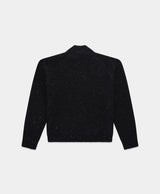 Wool Knitted Jacket Black