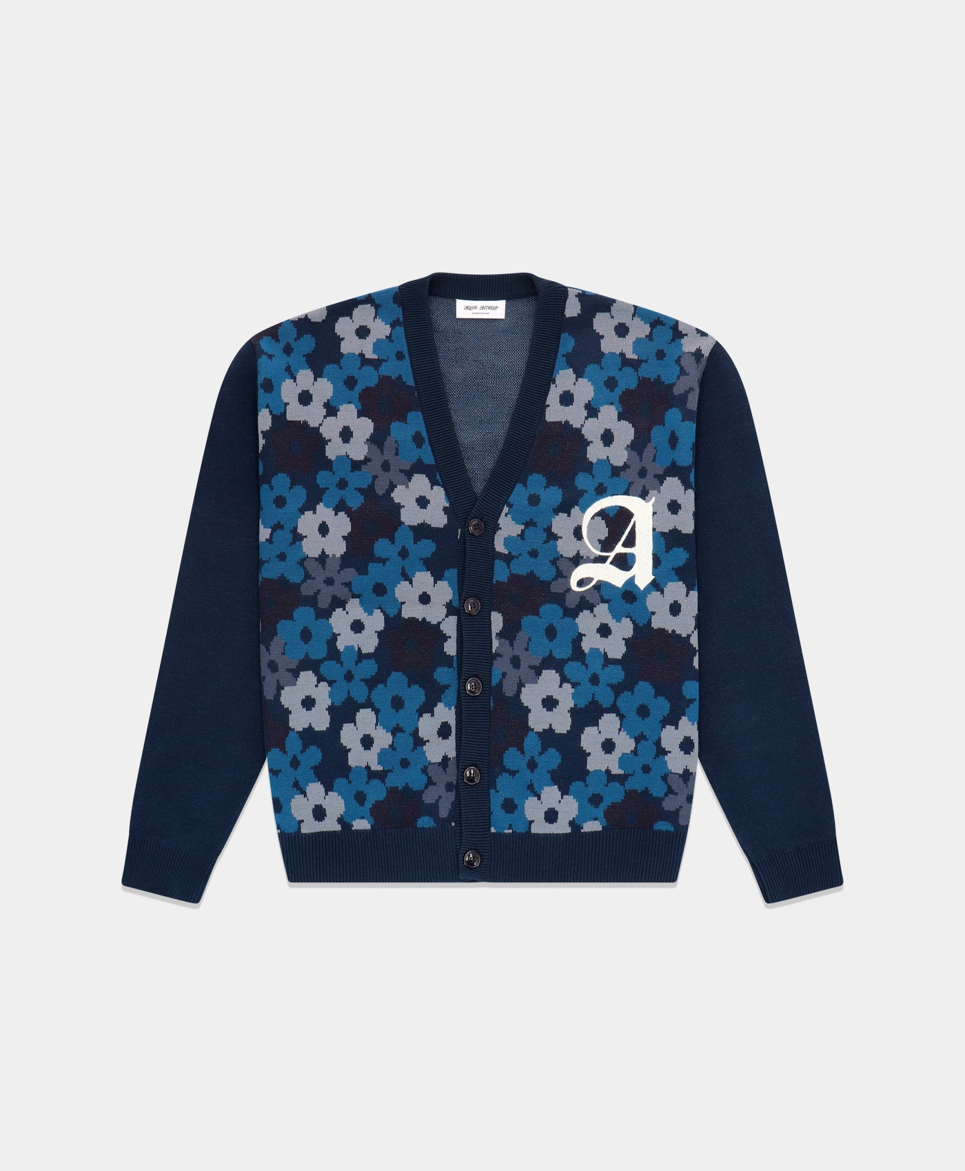 Blue floral cardigan store