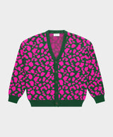 Pink Leopard Cardigan