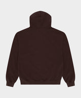 Dotline Arbor Zipper Hoodie Brown