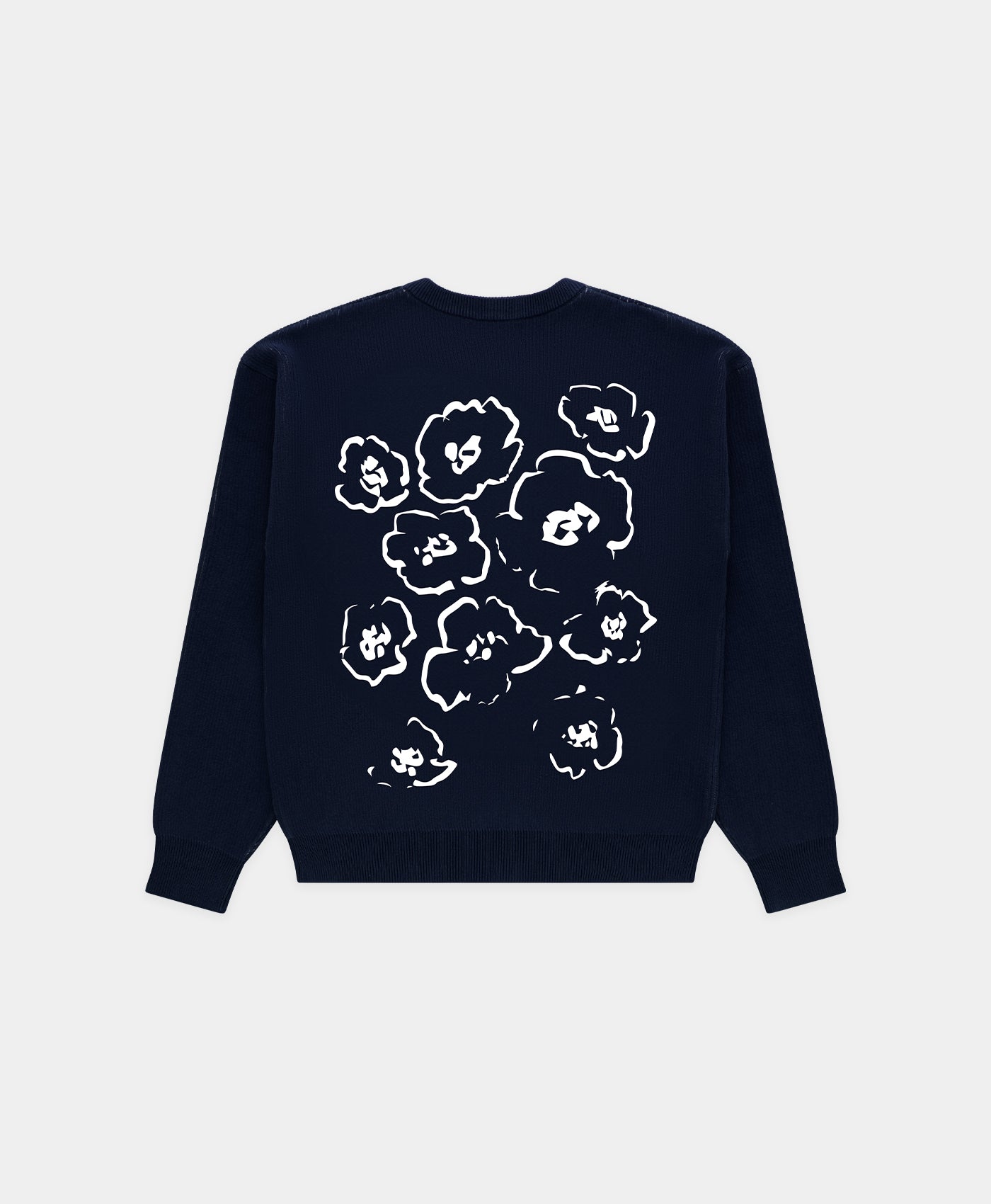 Flower Knit Blue