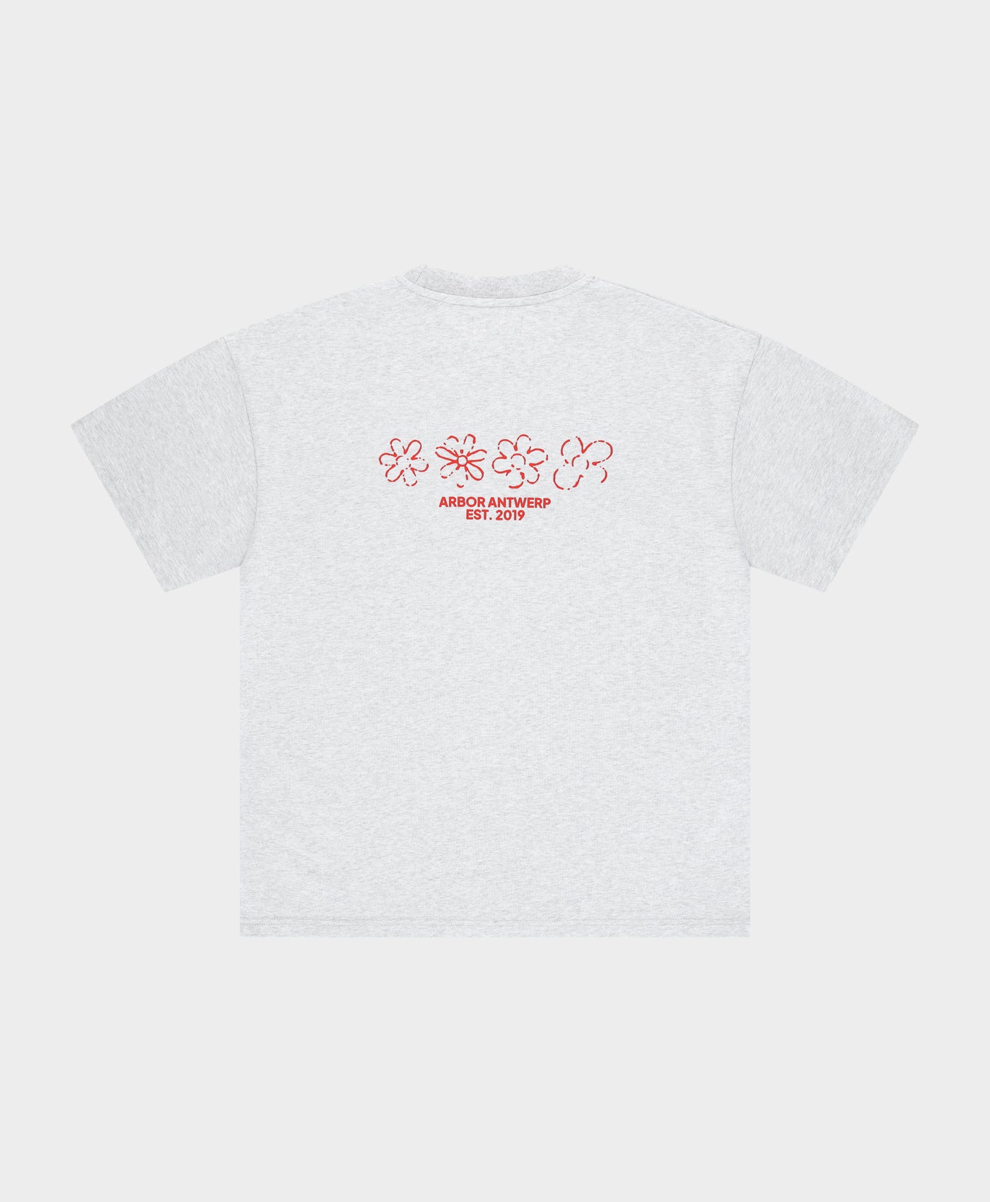 Flower Quartet T-shirt Red