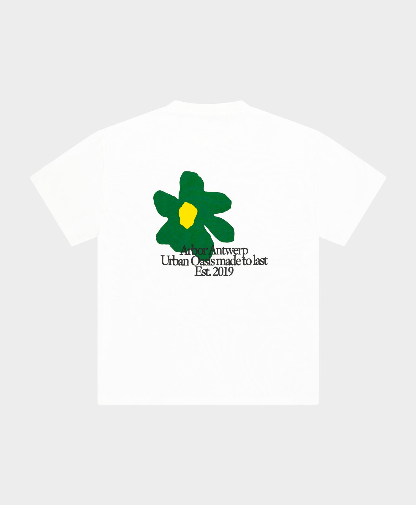 Flower Oasis Green T-shirt – Arbor Antwerp