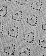 Heart Pattern Knit Grey