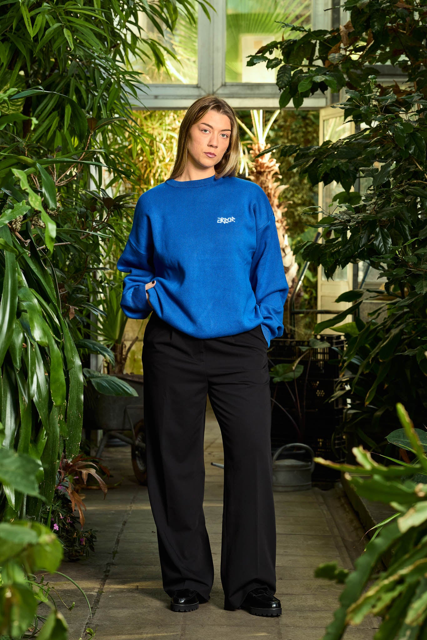 Blossoms Knit Blue