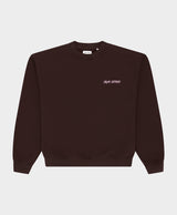 Line Flower Crewneck Brown