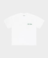 Line Flower T-shirt Green