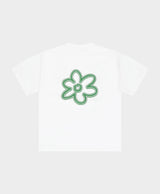 Line Flower T-shirt Green
