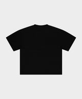 Micro Logo Cropped T-shirt Black