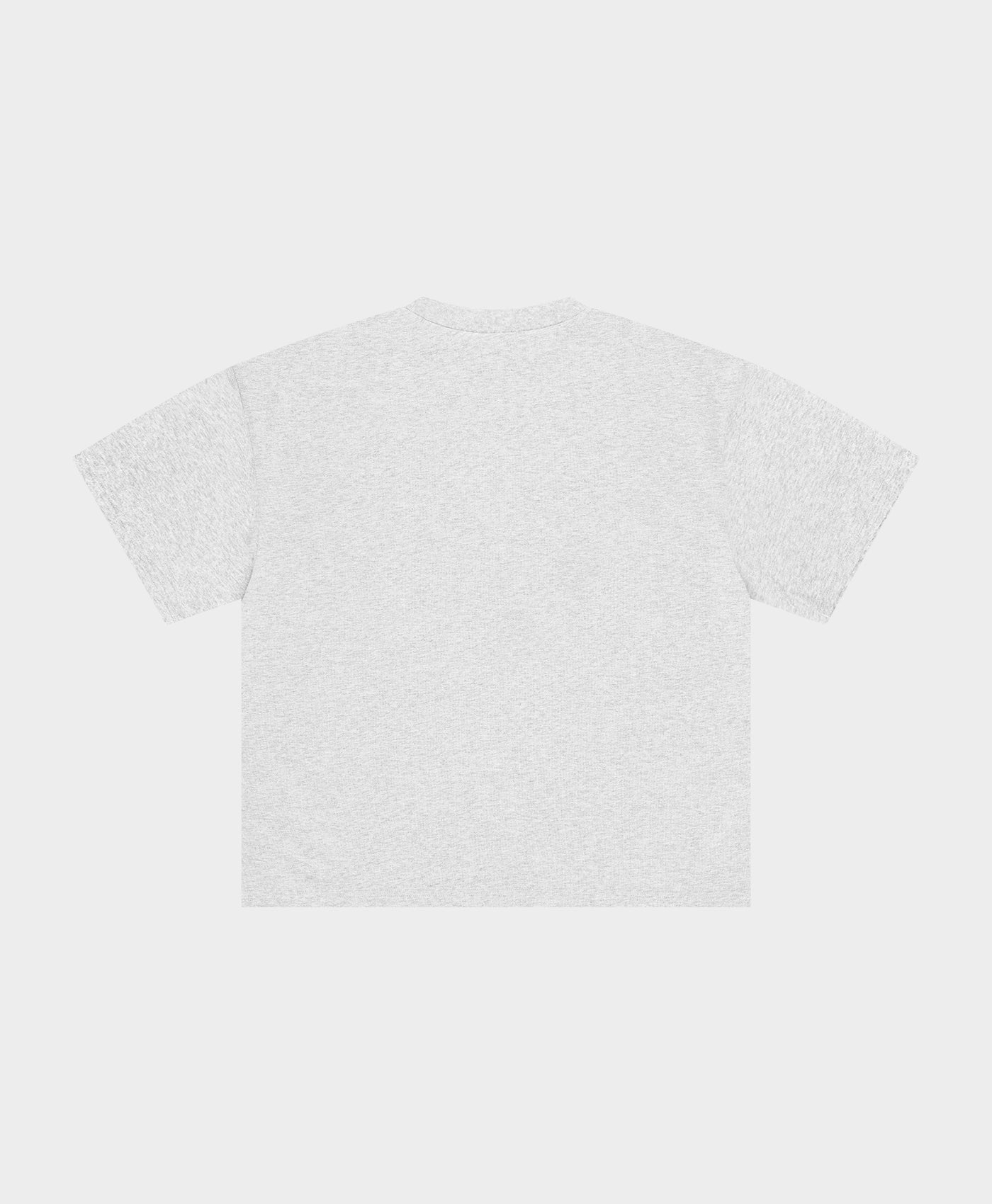 Micro Logo Cropped T-shirt Melange