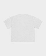 Micro Logo Cropped T-shirt Melange