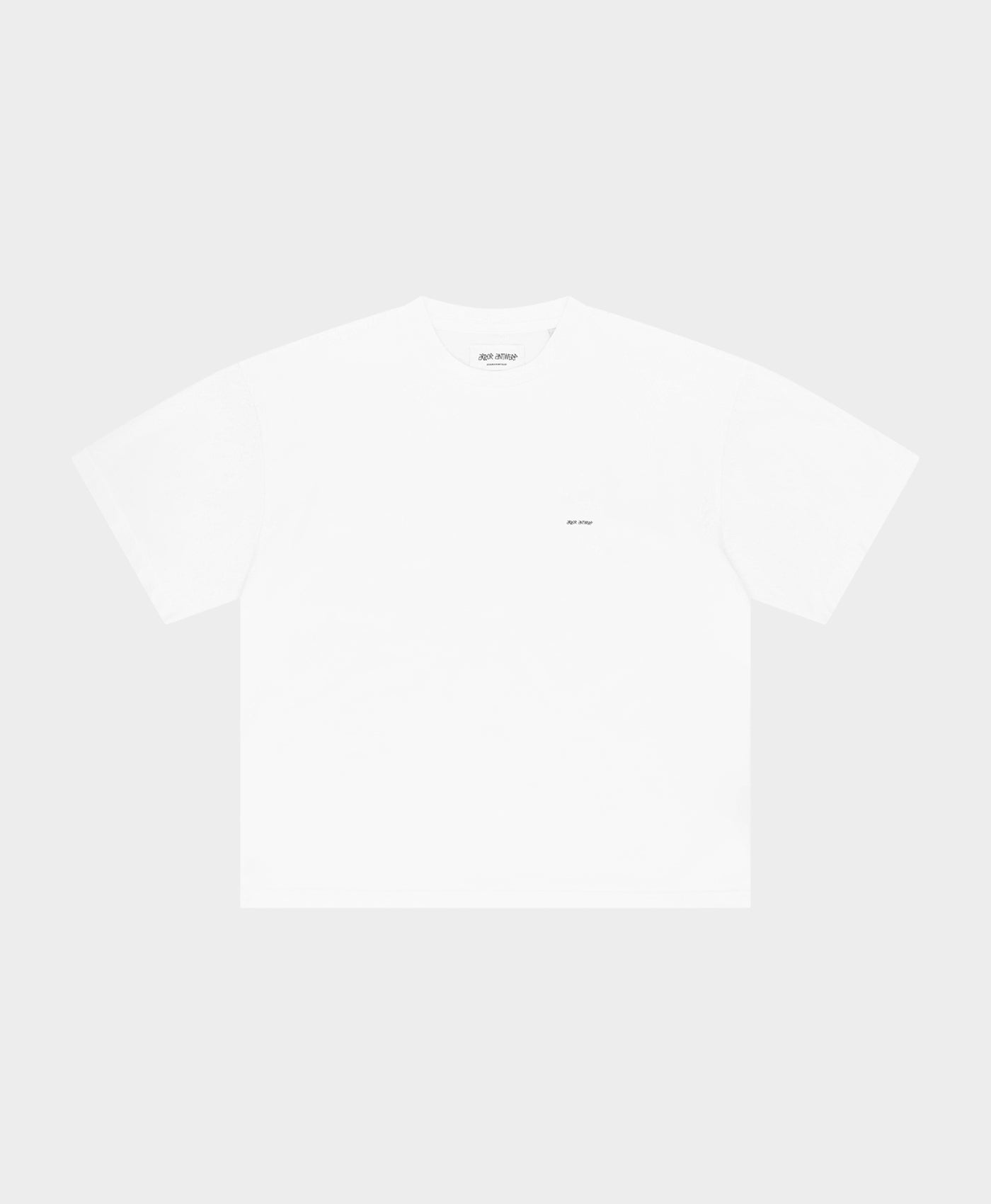 Micro Logo Cropped T-shirt White