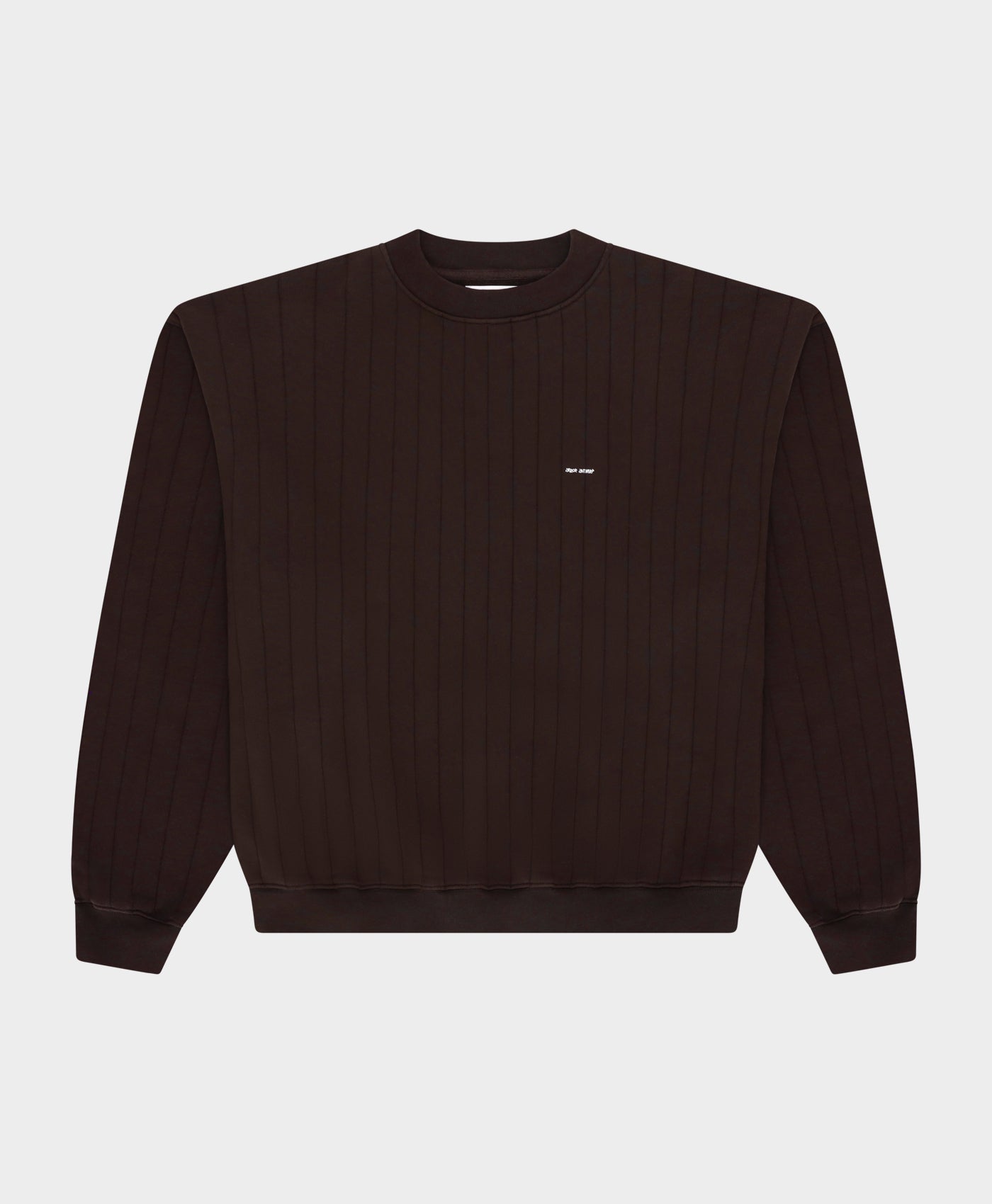 Needle Drop Crewneck Brown