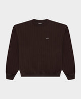 Needle Drop Crewneck Brown