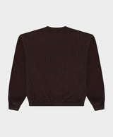 Needle Drop Crewneck Brown